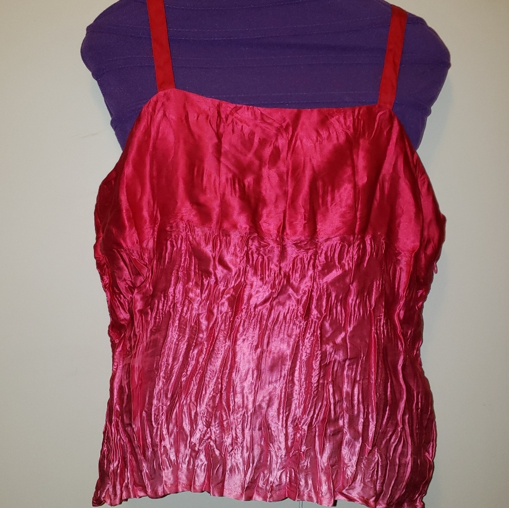 Stetson 100% silk pink ombre camisole